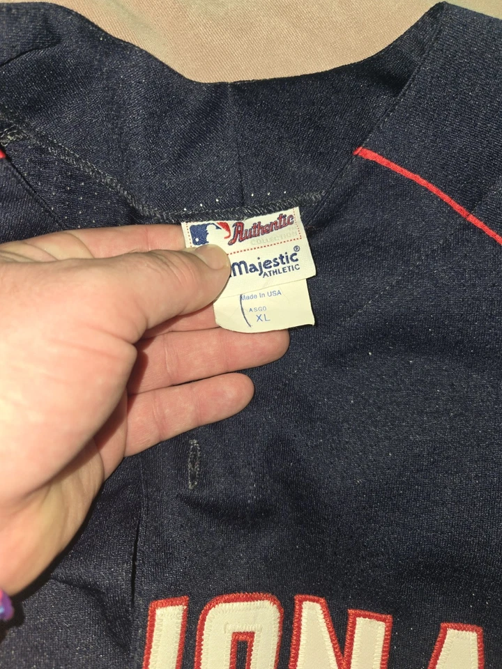 Majestic XL All Star Jersey Mark McGwire Bought @2000 All Star Game Turner Field - Image 3 of 4