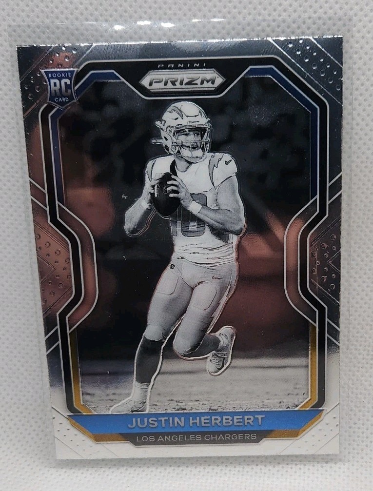2020 Panini Prizm - Rookie Variation Justin Herbert #325 Negative (RC)