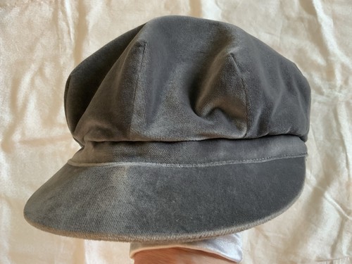 Vintage BURBERRY Hat Velvet Grey Size L Women’s - Picture 18 of 20