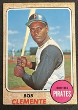 1968 Topps - Roberto Clemente #150 Called Bob on Card EX