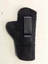 Defender Suede Leather IWB Holster - Fits All 1911 Style - Right Side - Black