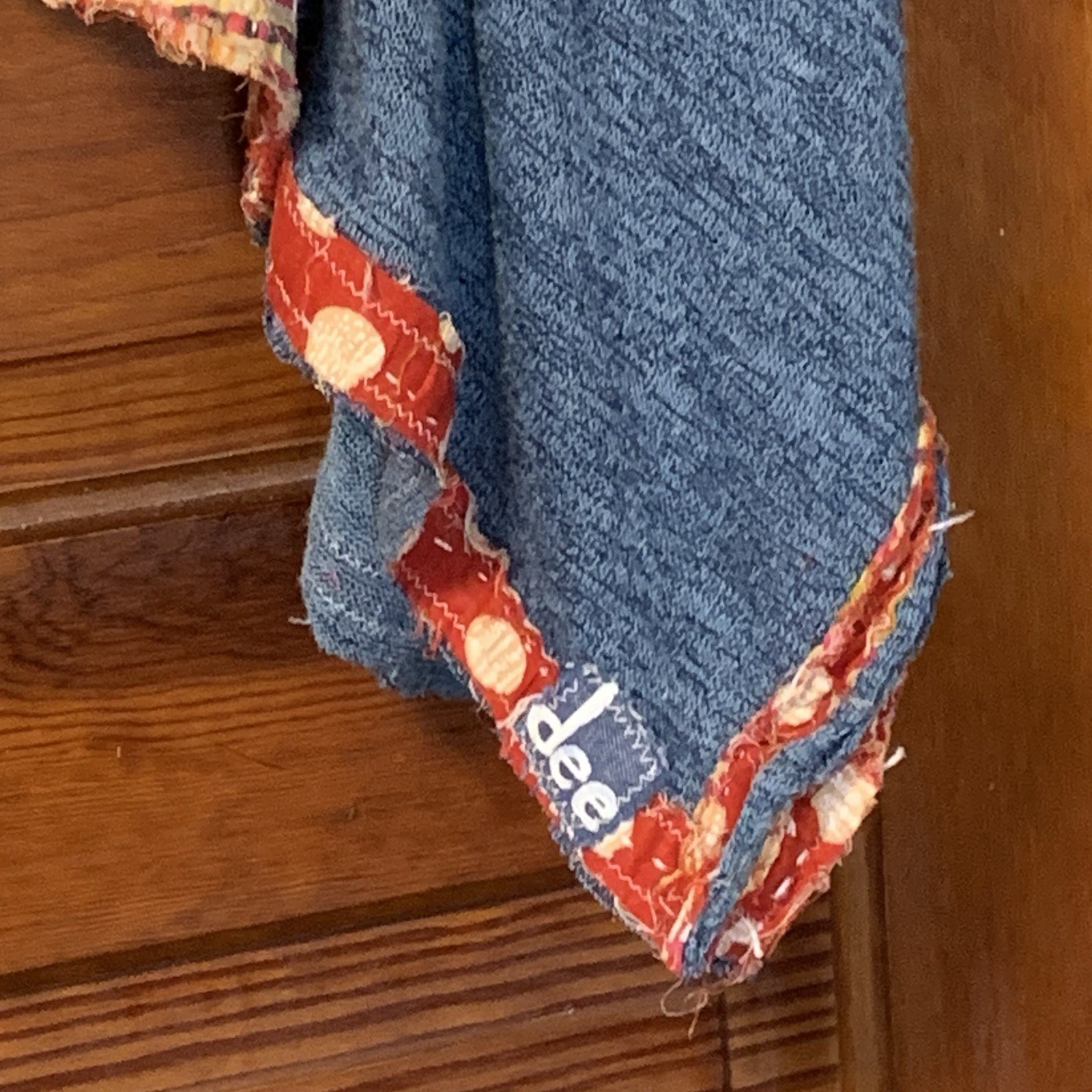 Upcycled Plus Size Poncho Batwing Patchwork Boho … - image 11