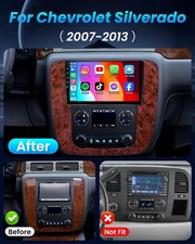 For GMC Yukon Chevy Tahoe Suburban Silverado 2007-2013 Car Stereo Carplay Radio