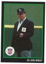 1988 T/M Umpires #36 Joe West Rookie RC Baseball Card - HOF Class of 2024
