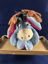Walt Disney Winnie the Pooh EEYORE WITH ANTLERS 9" Bean Bag