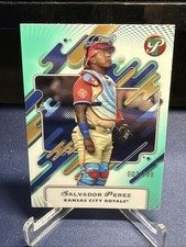 2025 Topps Pristine #284 Salvador Perez Pristine Aqua Refractor #/199