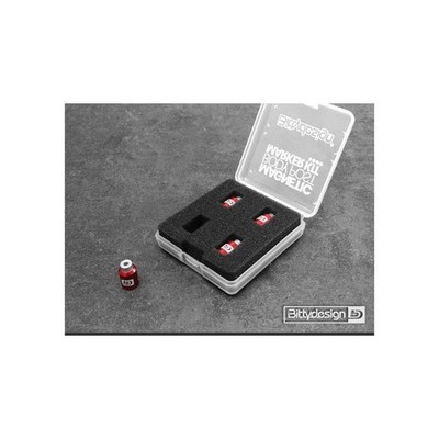 Bittydesign Body Post Marker kit Red - Big scale 1/5 - 1/7 - 1/8 model Cars / BD