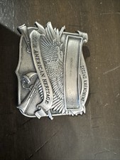 2nd Amendment Solid Brass Belt Buckle 1984
