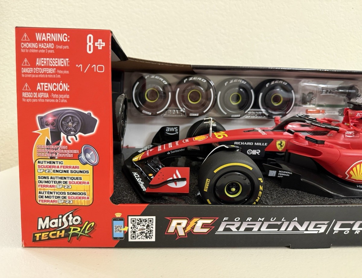 🔥NEW🔥 Maisto RC Ferrari SF-23 Charles Leclerc #16 1:10 Scale