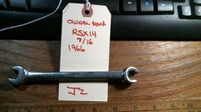 J2   Snap-On RSX14  7/16" OIL LINE / OPEN WRENCH  OWNER MARK