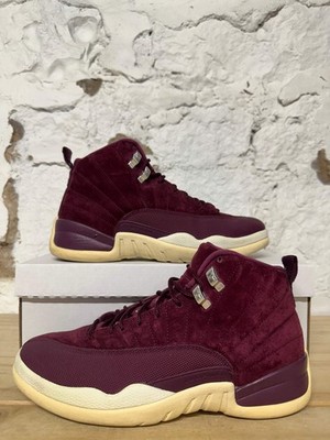 Air Jordan 12 Retro 'Bordeaux' Men's Size 9.5 Pre-owned Sneakers 130690-617