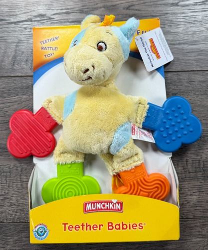 Baby New Munchkin Teething Babies Plush Giraffe Toy - Picture 1 of 2
