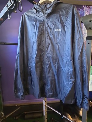 Regatta Men's Pack It Waterproof Jacket, Black Men's Large.