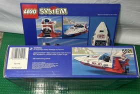 LEGO Model Team 5521 Sea Jet 1991 Complete w/ Box Instructions Vintage