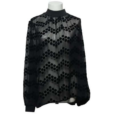 Tory Burch, Bluse, Größe: 42, Schwarz, Gepunktet, Damen #T1C