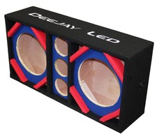 Deejay LED Two 10-in Woofers Plus Three Tweeters BL