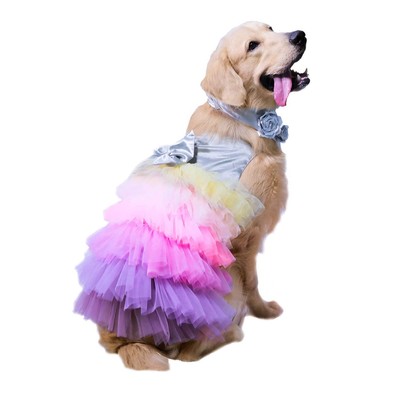 Dog Dress with Lovely Bow Puppy Dress Pet Apparel Dog Clothes for Small and  L... | eBay
