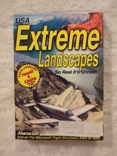 USA Extreme Landscapes Add On MS Flight Simulator 2004 Or 2002 Microsoft Box