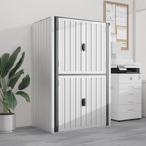 Gartenschrank mit verstellbaren Einlegeböden | Wetterfester Außenschrank - Bild 21 von 36