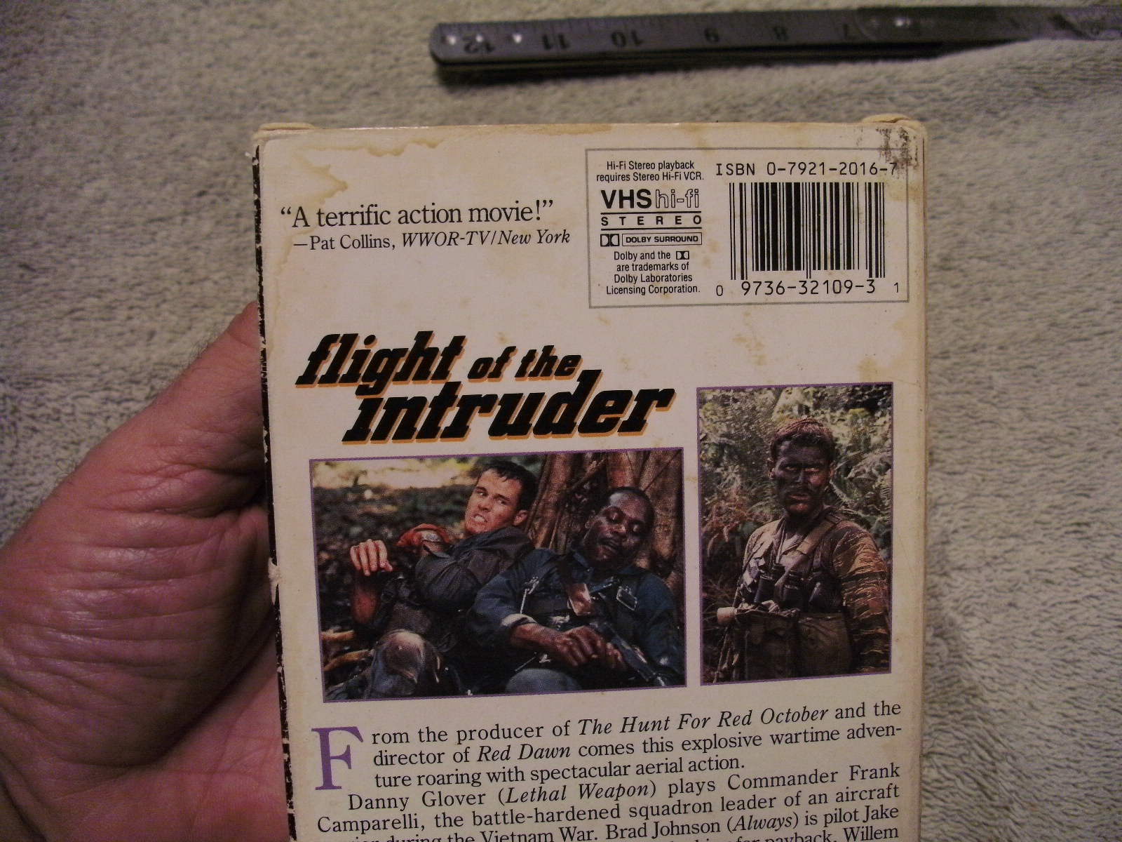 Flight of the Intruder With Danny Glover & William Dafoe, VHS Tape eBay