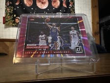 Stephen Curry 2021 Donruss #18 Franchise Features Pink Laser
