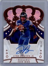 2020 Panini Chronicles Draft Picks #98 Lynn Bowden Jr. Crown Royale AUTO/99