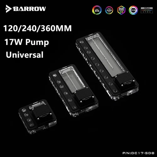 Barrow Distro Plate 120/240/360MM Universal Integrated Pump Waterway Board