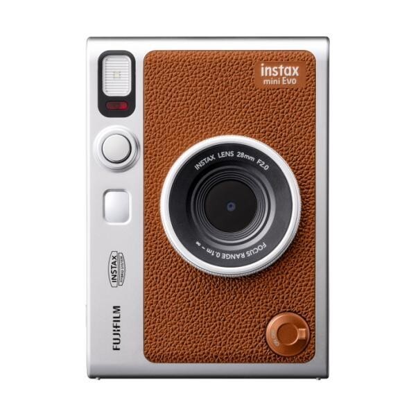 NEW FUJIFILM instax mini Evo Brown Cheki Hybrid Instant Camera 