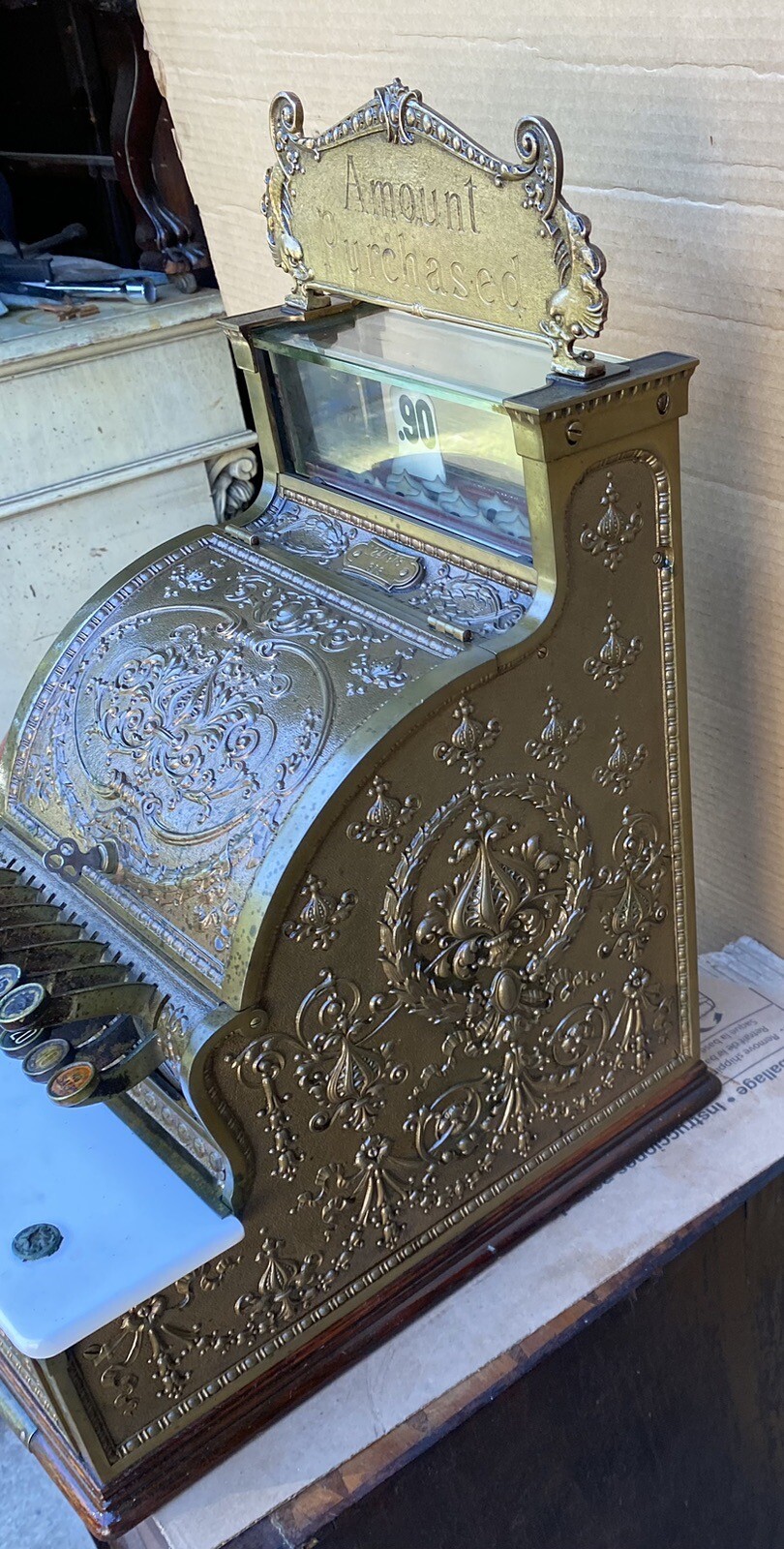 NATIONAL CASH REGISTER MODEL 313 CANDY/ BARBER SHOP eBay