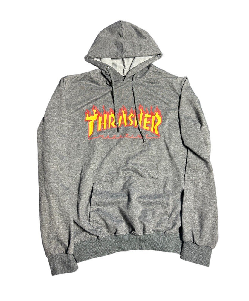 Thrasher Skateboard Magazine *Mens Large* Dark Grey Lightweight