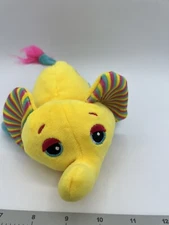 Basic Fun Inc. Cutetitos Carnivalitos Yellow Pastel Elephant Plush Bean Bag Toy