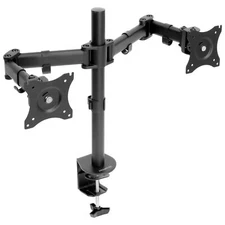 Mount-It! Full Motion Dual Monitor Desk Mount  Fits 13"-27" - Refurbished