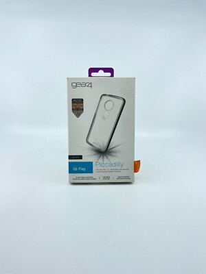 Gear4 Piccadilly Series Hard Case for Motorola Moto G6 Play - Clear/Black