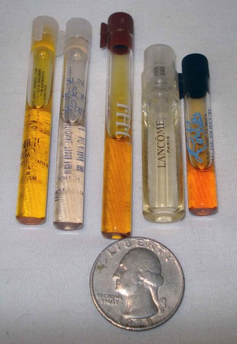 Elizabeth Taylor White Diamonds Sun Moon Stars Lancome Lou Lou Perfume Samples