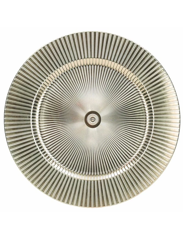 Servizio Sottopiatti 4 Pezzi BRANDANI RAGGERA CHAMPAGNE in Plastica 32,5 cm