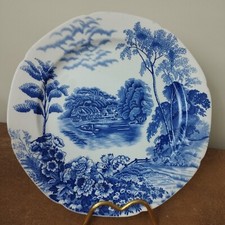Vintage Pountney & Co "The Thames at Pangbourne' Pattern, Dinner Plate, 25.5cm
