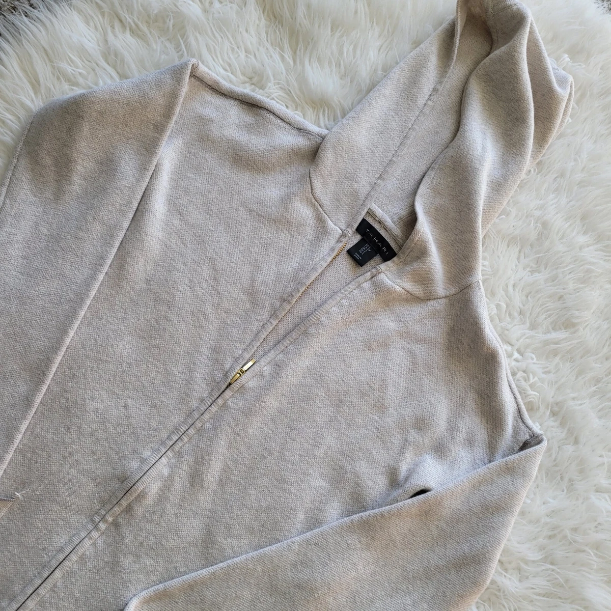 Tahari hooded shop sweater