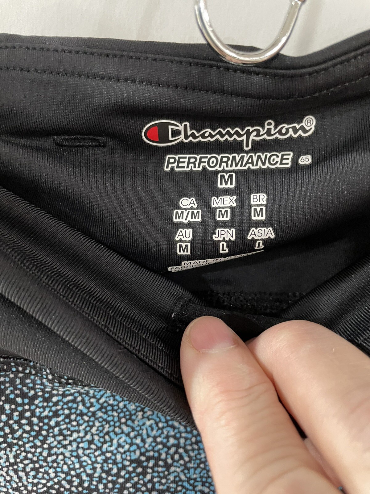 champion performance stretch black multicolor siz… - image 6