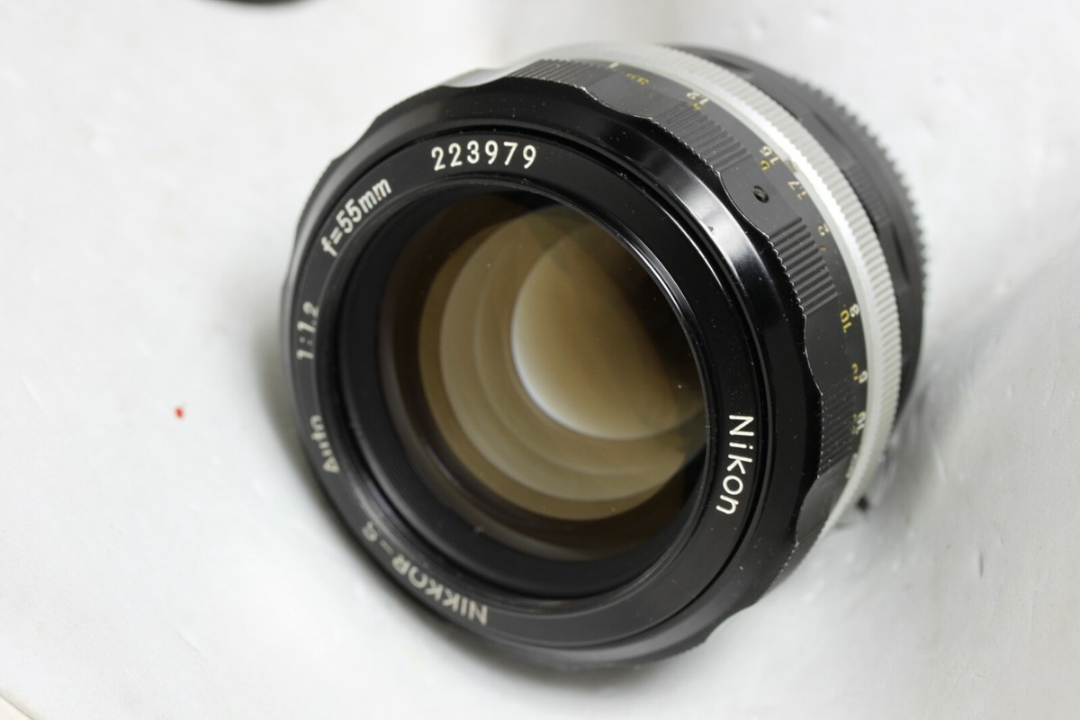 Beautiful Nikon Nikkor-S Auto 55mm F1.2 Non-Ai lens | eBay