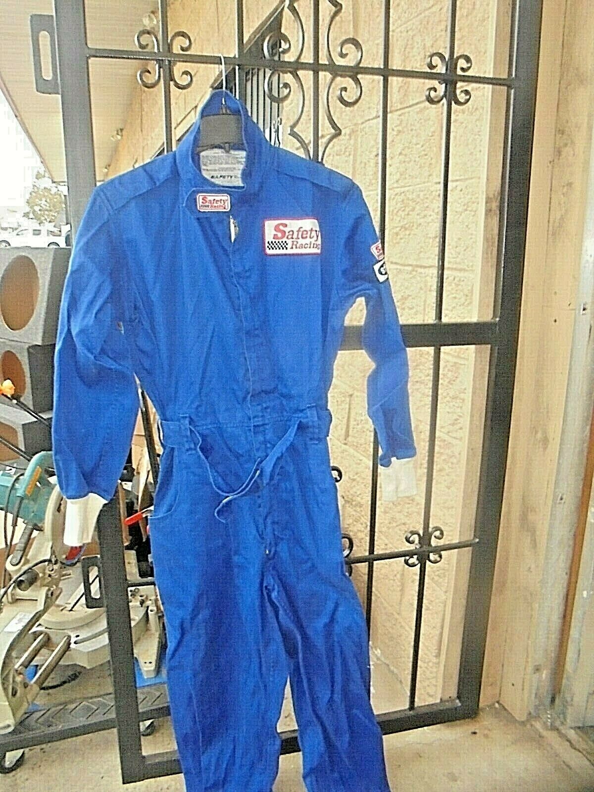 SAFETY RACING COVERALLS (SIZE: XL, MADE OF FIRE RETARDANT MATERIAL) | eBay