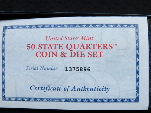 2001 P US Mint 50 State Quarters Coin & Die Set Kentucky - Picture 6 of 11