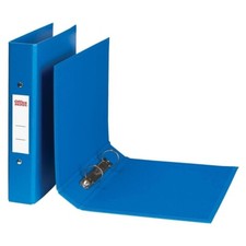 10x A4 Ring Binder 40mm Polypropylene 2 Ring Blue Office Depot 5809653