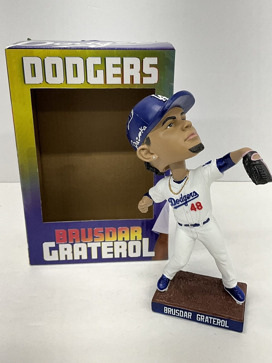 BRUSDAR GRATEROL SIGNED DODGERS BOBBLEHEAD 