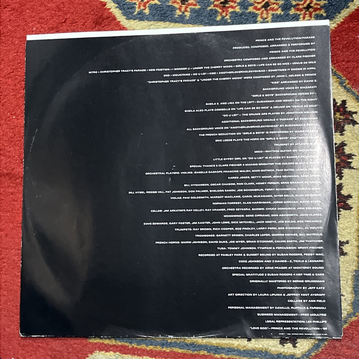 Prince And The Revolution - Parade / [1-25395] Vinyl | eBay