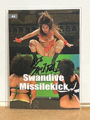 Io Shirai Signed 2018 Stardom Memorial Autograph Signature Move #48 WWE IYO SKY