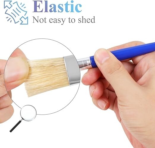 Pincel De Nailon Para Pintura De Artista, Punta Fi... – Grandado