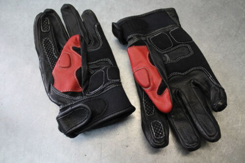 NEW Fieldsheer Motorcycle Racing Gloves Black Red WHT Size XS Men B18