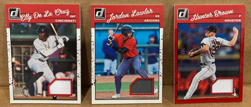 2023 Donruss Autos/Relics and #'d insert cards - Image 3 of 4