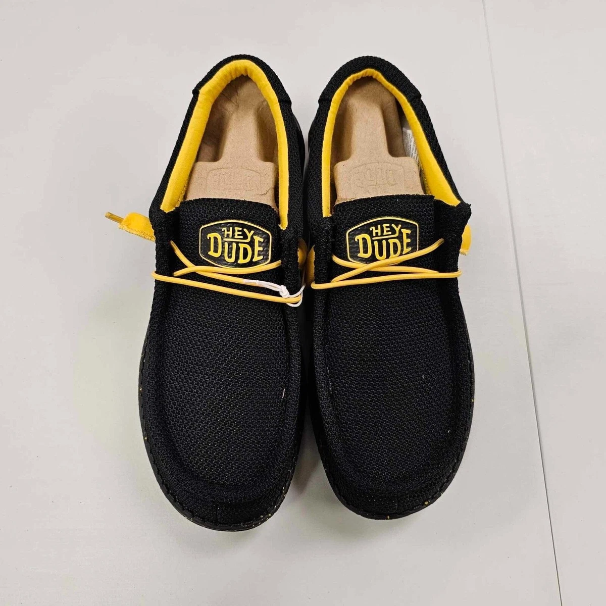 Yellow hey shop dudes