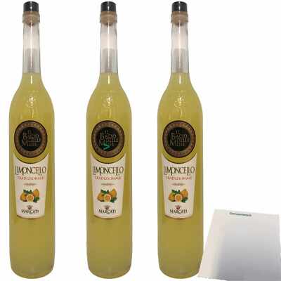 Marcati Limoncello Il Bacio delle Muse Limoncello Tradizionale 28% 3x1,5 Liter